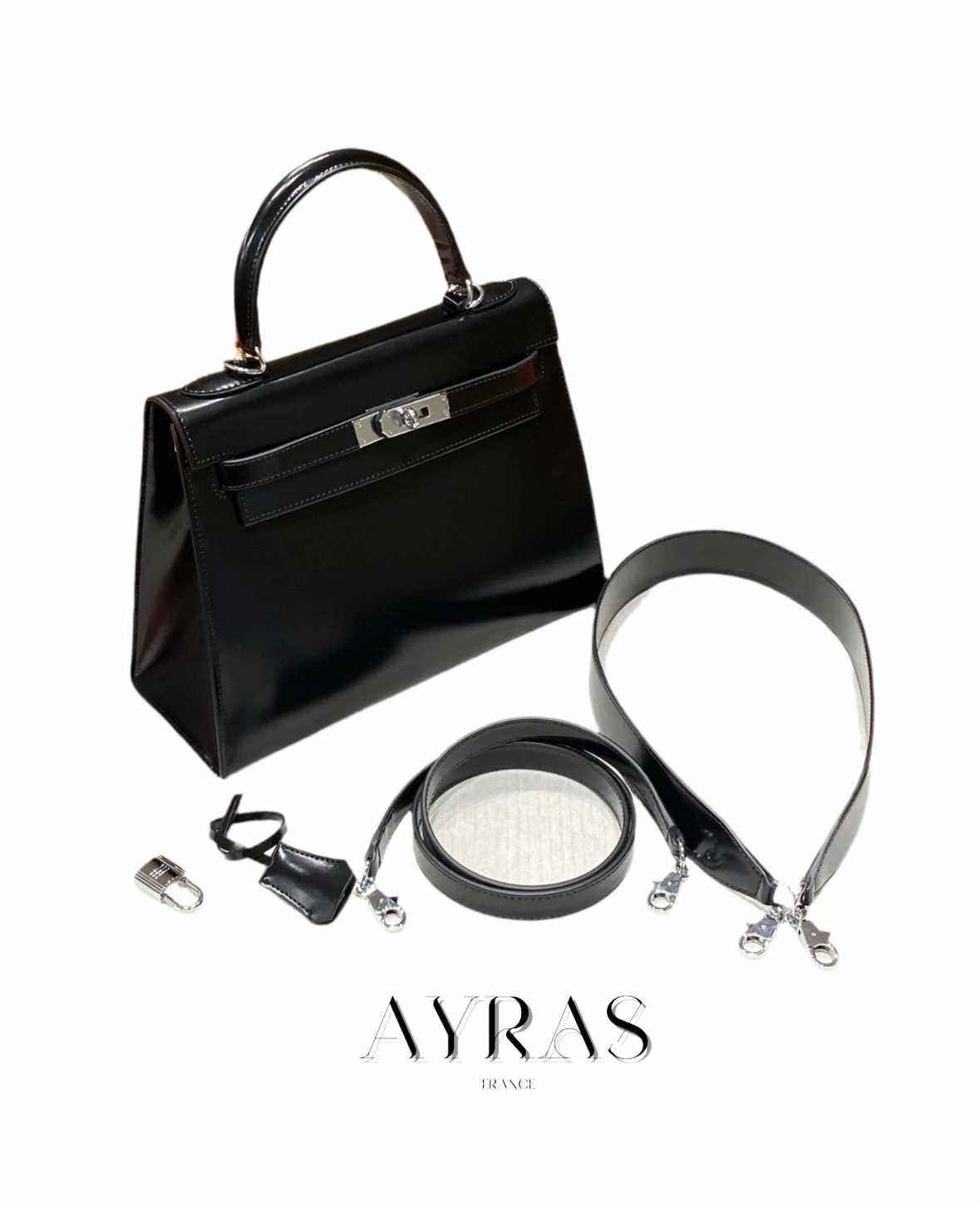 CANDY CUIR LISSE NOIR